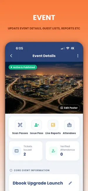Dbook Event management screenshot 4