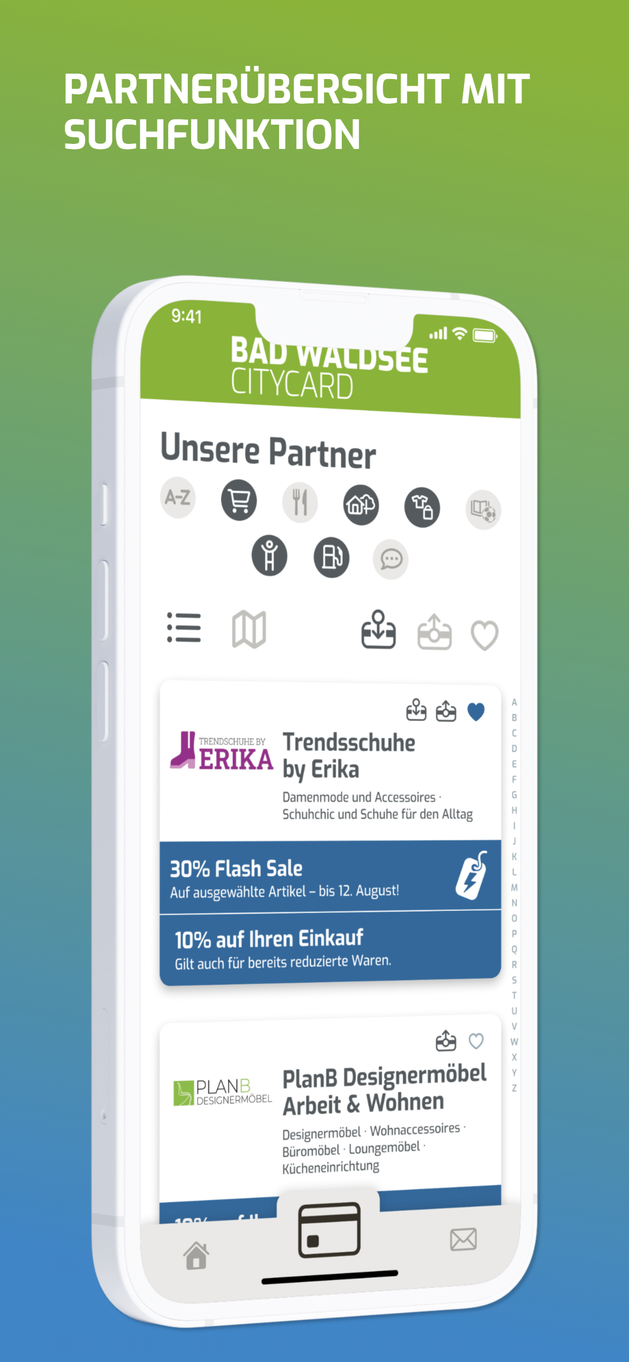 Bad Waldsee CityCARD & App