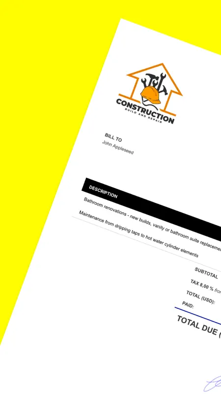 Invoice Simple, Invoicing App screenshot 2 of 7