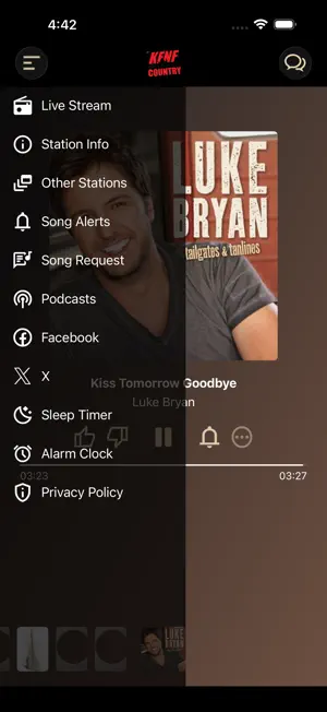 101.1 KFNF screenshot 2