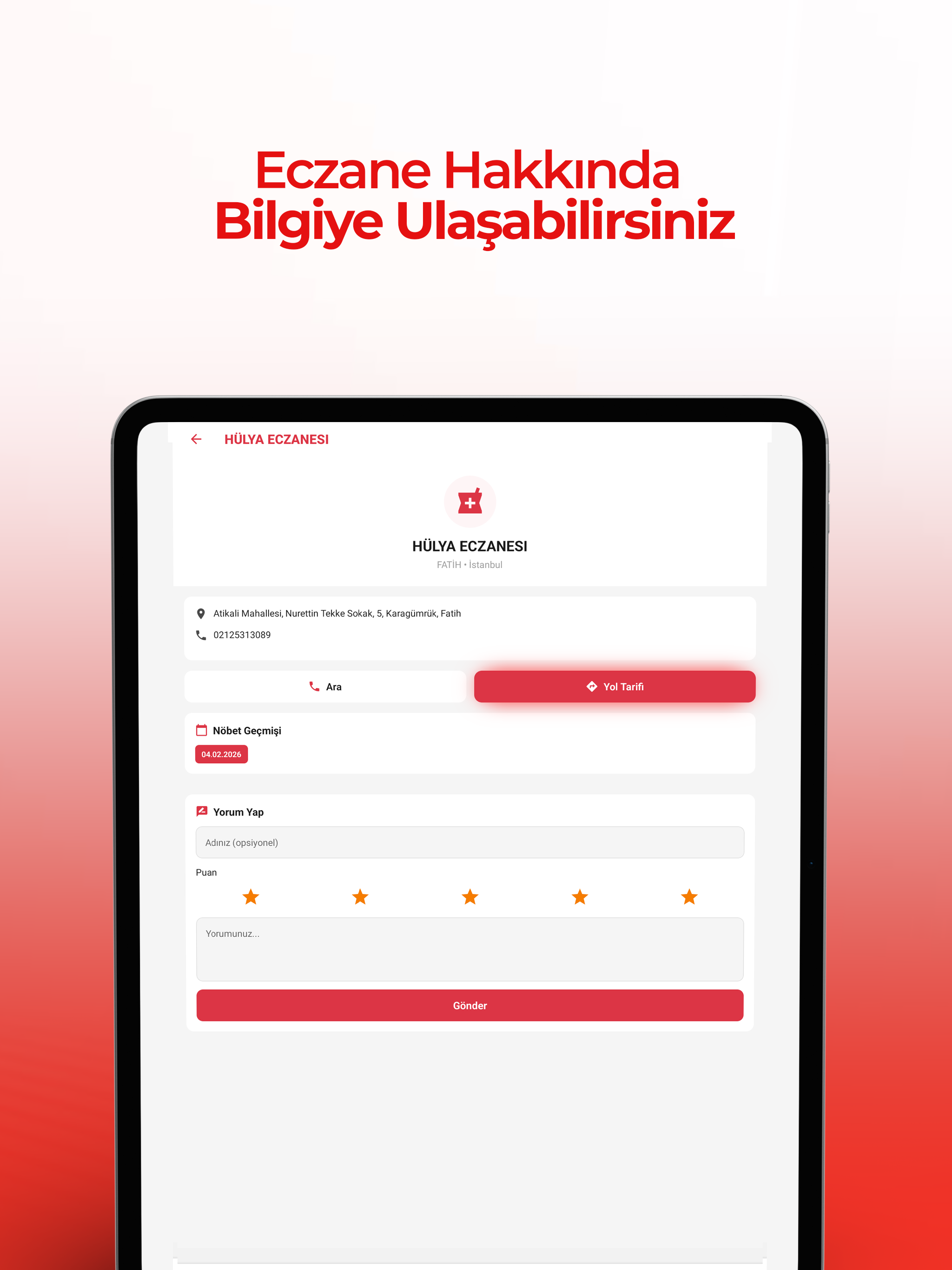Nöbetçi Eczaneler Tüm İller