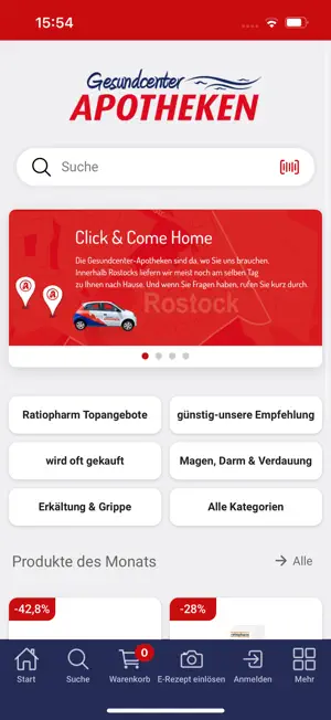 Gesundcenter screenshot 1