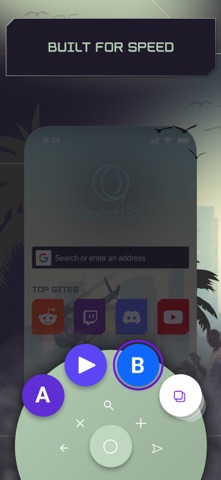 Opera GX iPhone screenshot