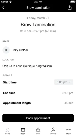Ooh La La Lash Boutique screenshot 3