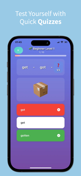 Irregular Verbs Game Screenshot 3 of 4