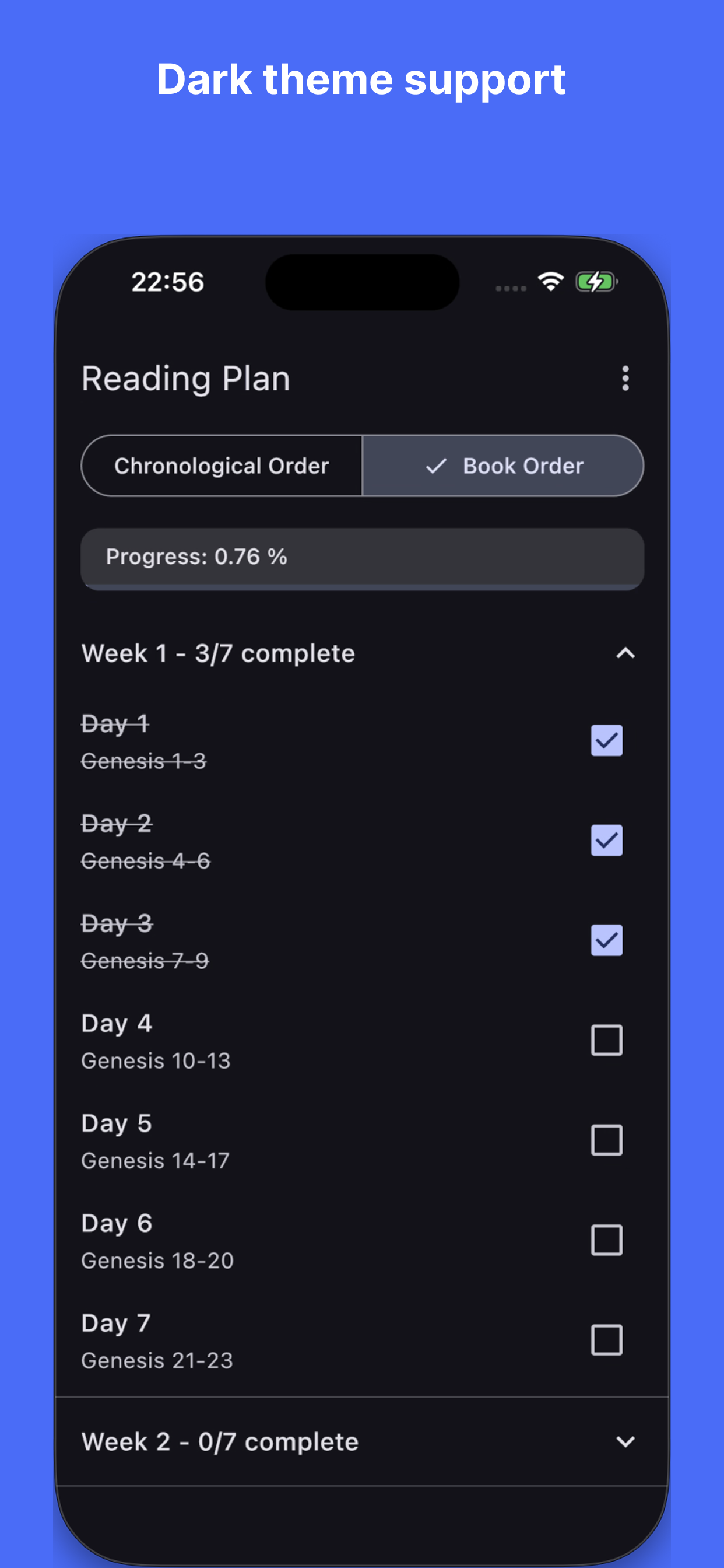 Bible Planner - Reading Plans