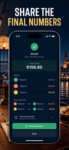 Split Bill: Group Expenses Screenshot 9 of 10