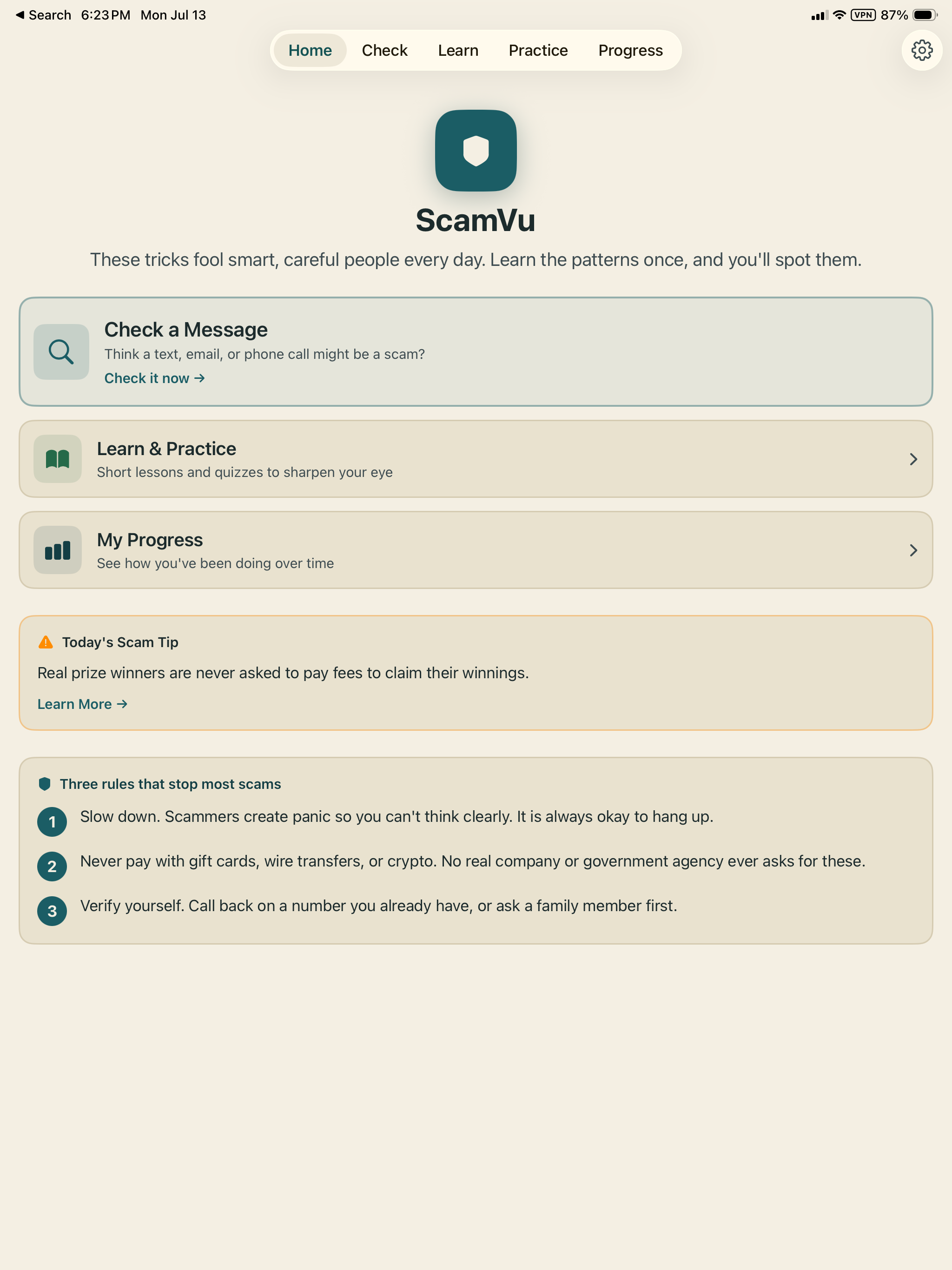 ScamVu screenshot 7