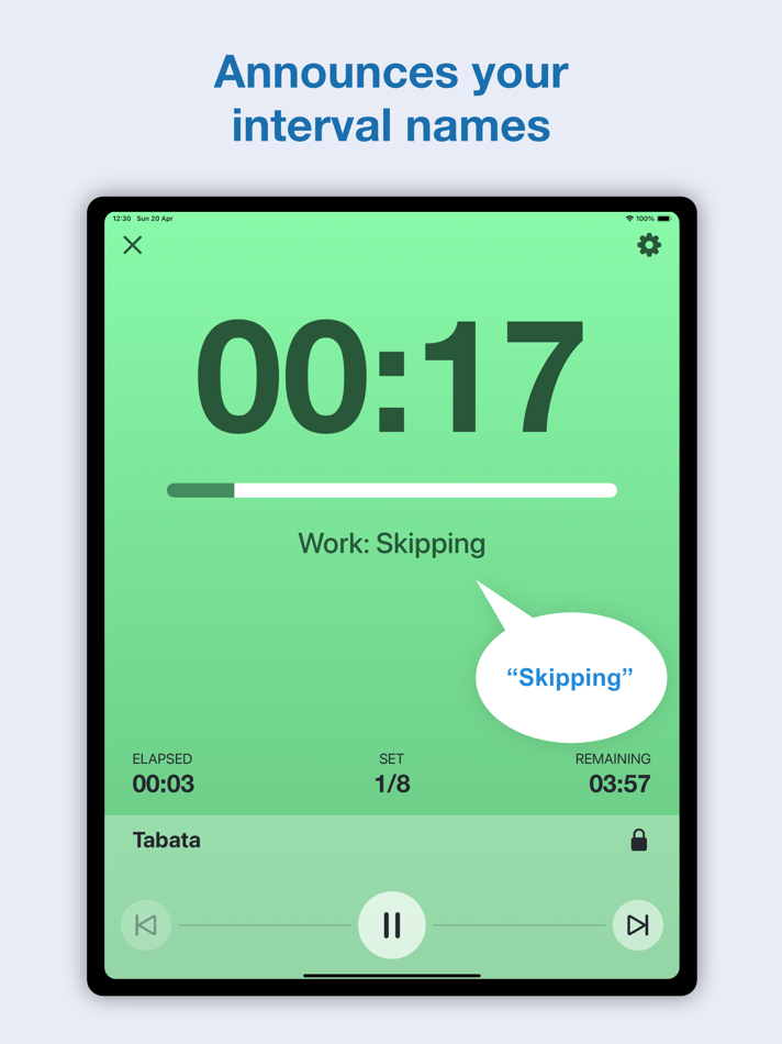 #1. Hi Timer: interval timer, HIIT (iOS) 由: Sophie Payne