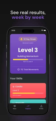 MoveDose: 1-Min Workouts Screenshot 2 of 5