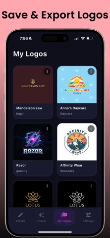 AI Logo Generator Maker iPhone screenshot