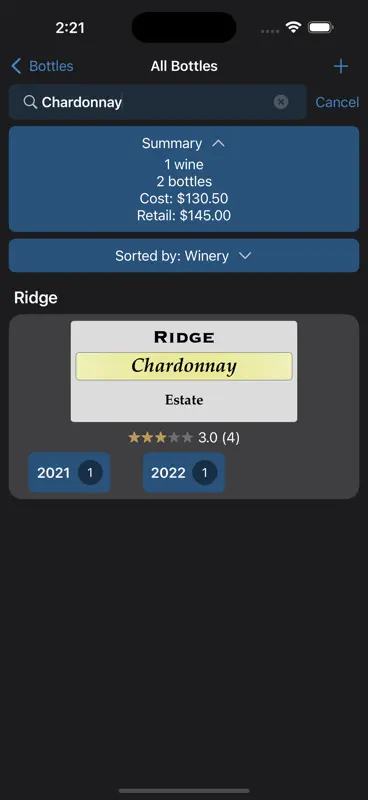 Bottles - Wine Cellar Manager screenshot 7 of 7