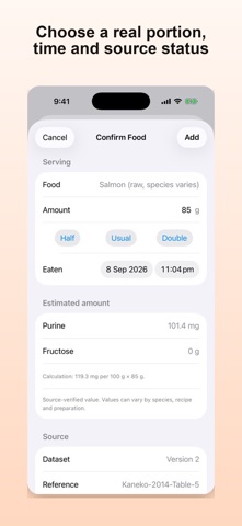 Gout Diet & Uric Acid Tracker Screenshot 2 of 5