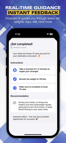 Increase Fit AI Gym Trainer iPhone screenshot