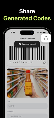 Barcode & QR Code: Scanner App Screenshot 4 of 5