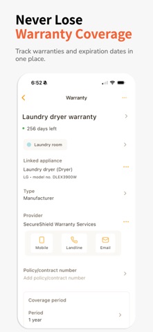 Homellow: Home Management iPhone screenshot