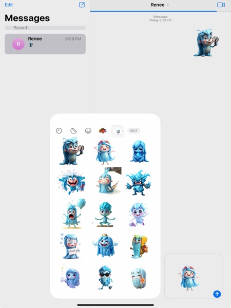 【图】汹涌瀑布贴纸(截图1)