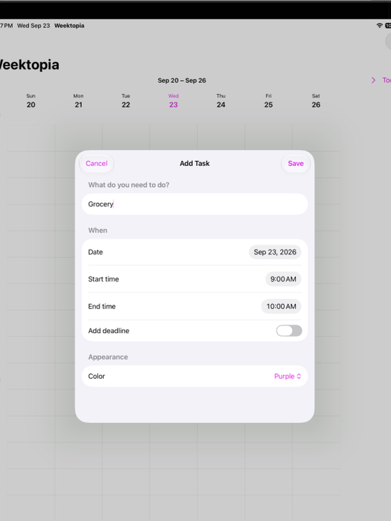 Screenshot 6 of Weektopia