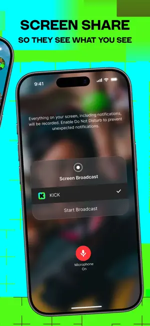 KICK - Go Live iPhone screenshot 4