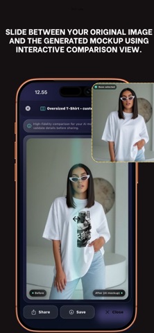 Mockup Creator Fashion Studio screenshot