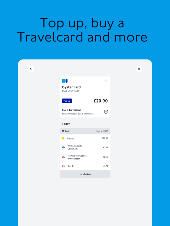 Screenshot #6 pour TfL Go: Plan, Pay, Travel