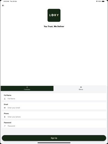 LORY App - تطبيق لوري iPad screenshot