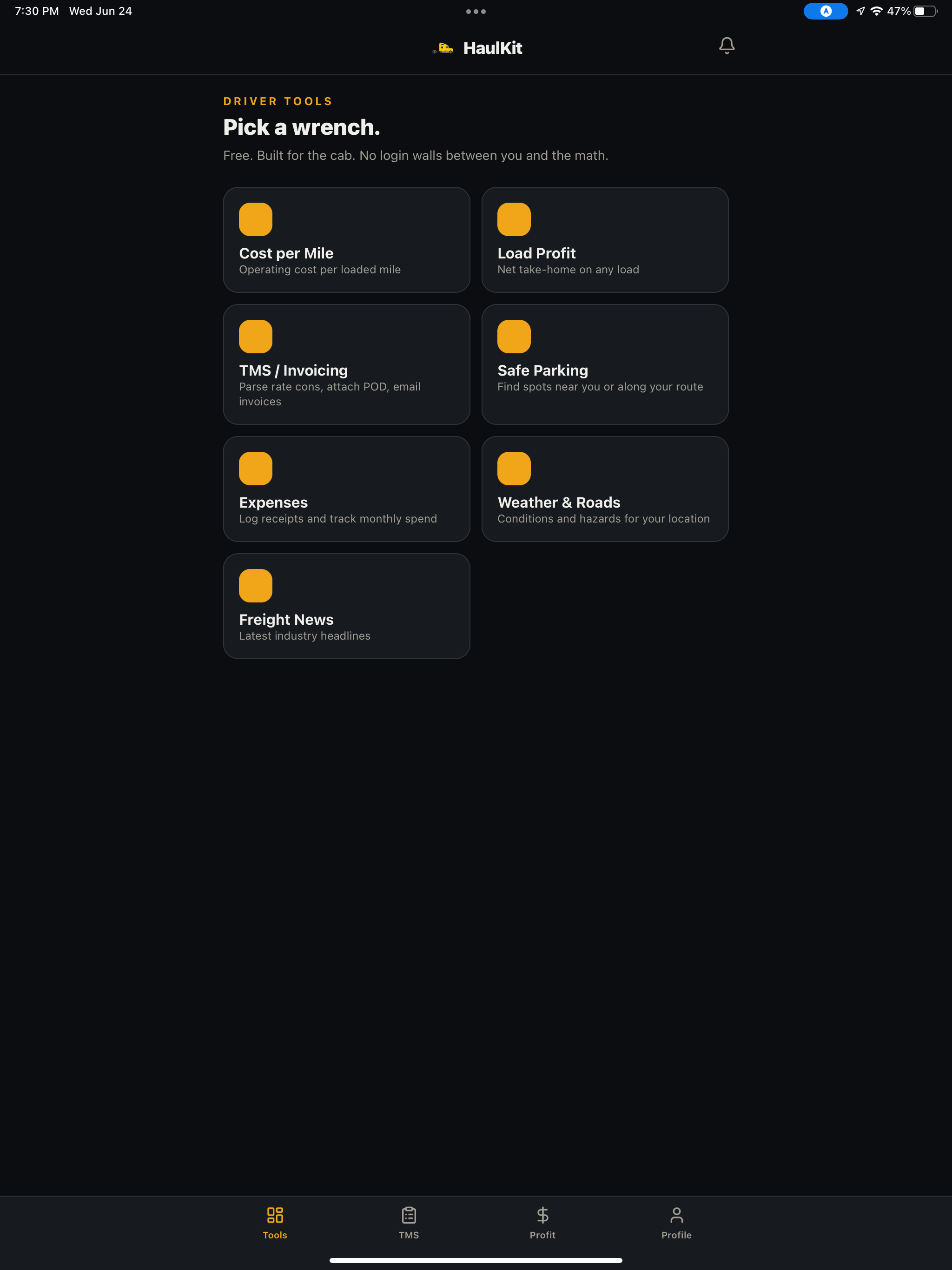 Haulkit screenshot 7