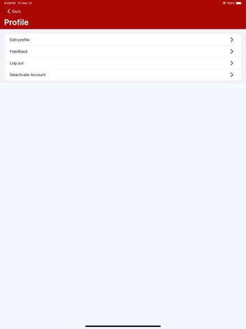 My Coach iPad screenshot
