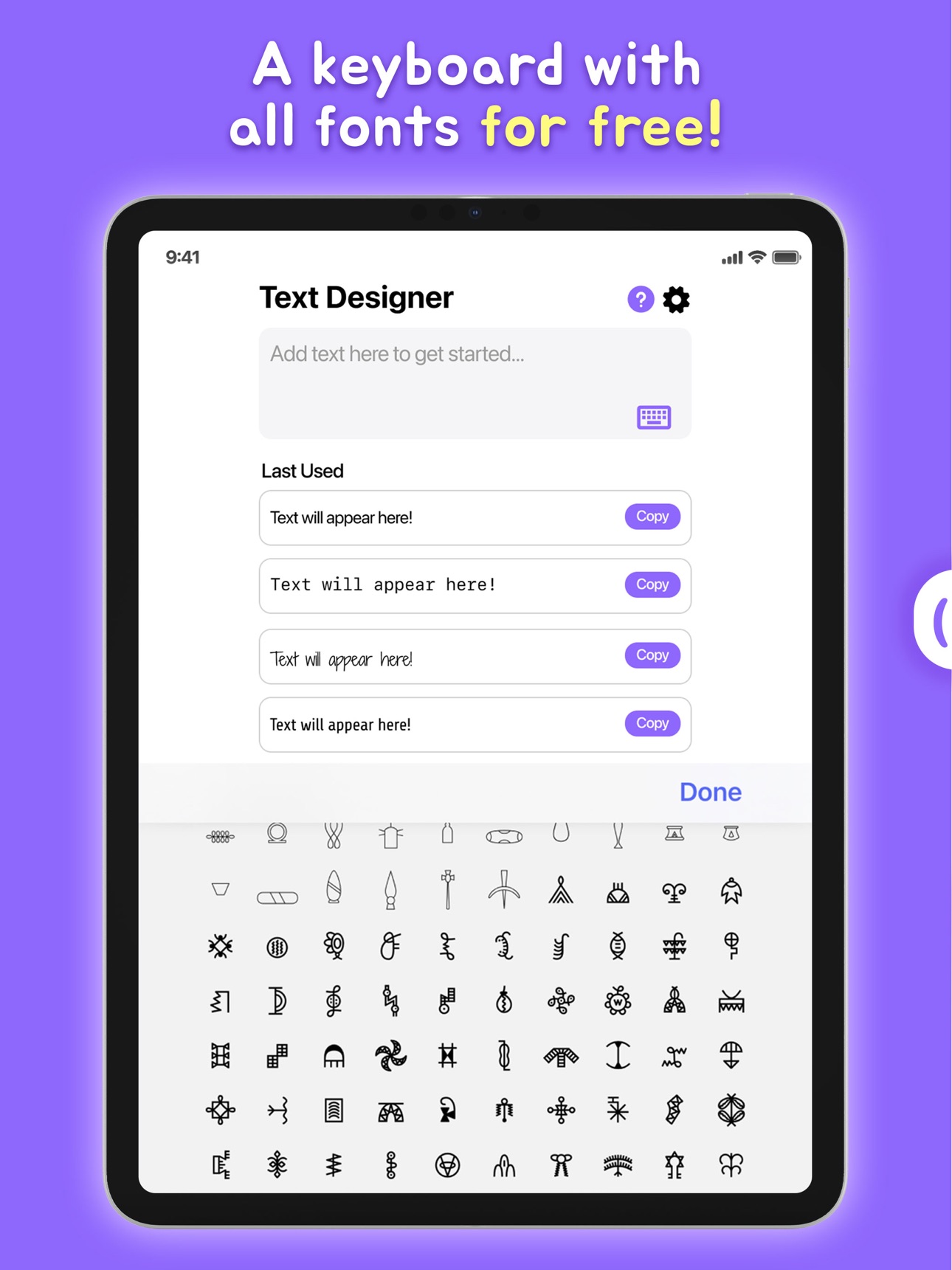 Screenshot 8 of Text Designer - Font Keyboard