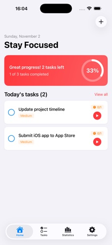PomoTracker Screenshot 1 of 3