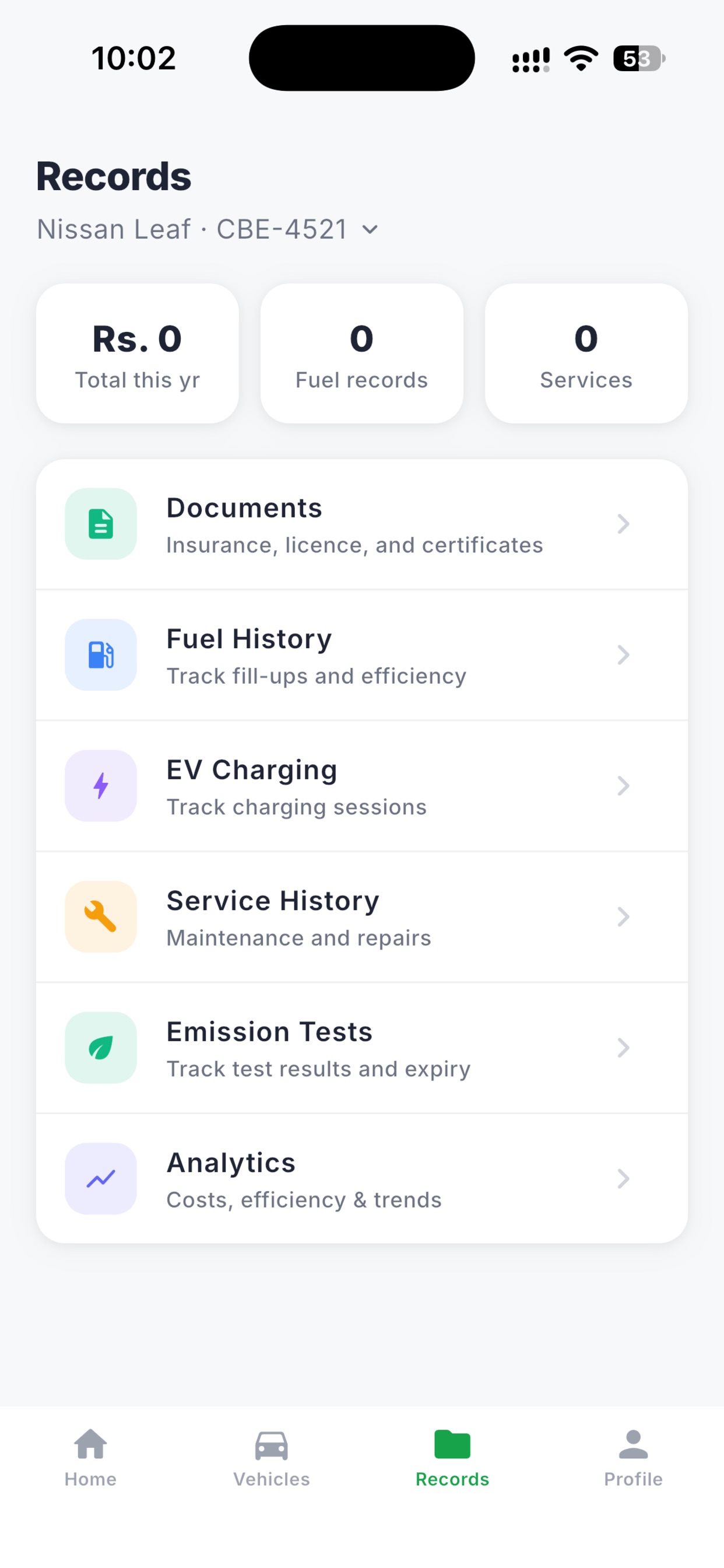 Screenshot 2 of Vehivo -  Vehicle Manager App
