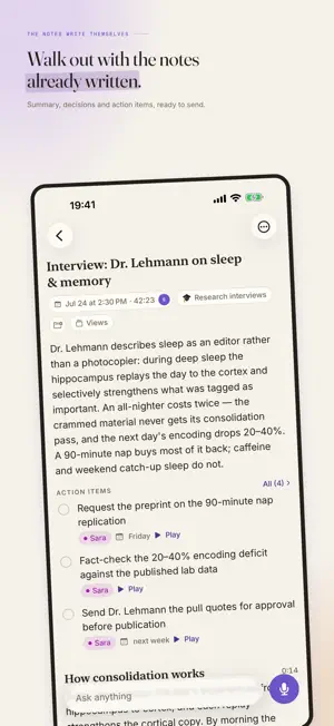 Canto AI Note Taker & Recorder screenshot 1