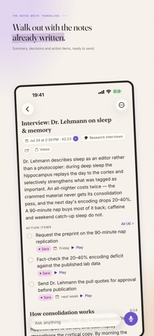 Canto: Record & Transcribe iPhone screenshot