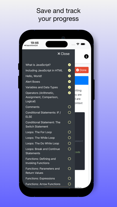 Screenshot #2 pour Learn Javascript for Beginners