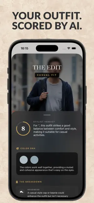 The Stylist - AI Outfit Critic screenshot 2