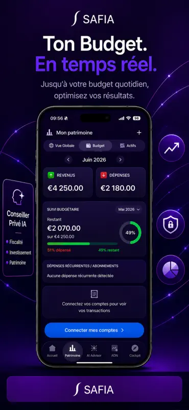 Safia, Conseiller Financier IA screenshot 3 of 5