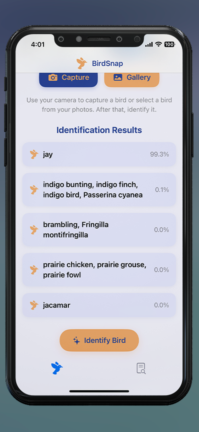 BirdSnap Bird Identifier ID