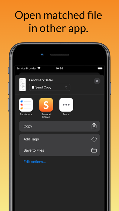 Samurai Search: Text/PDF files iPhone screenshot 6 - Utilities app