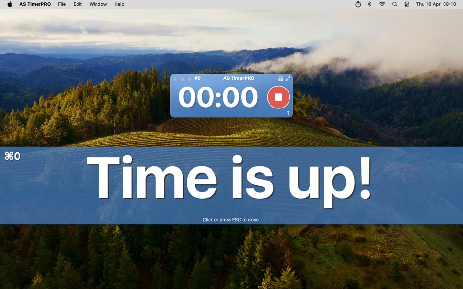 #2. AS TimerPRO (macOS) 由: Alinof Software Sàrl