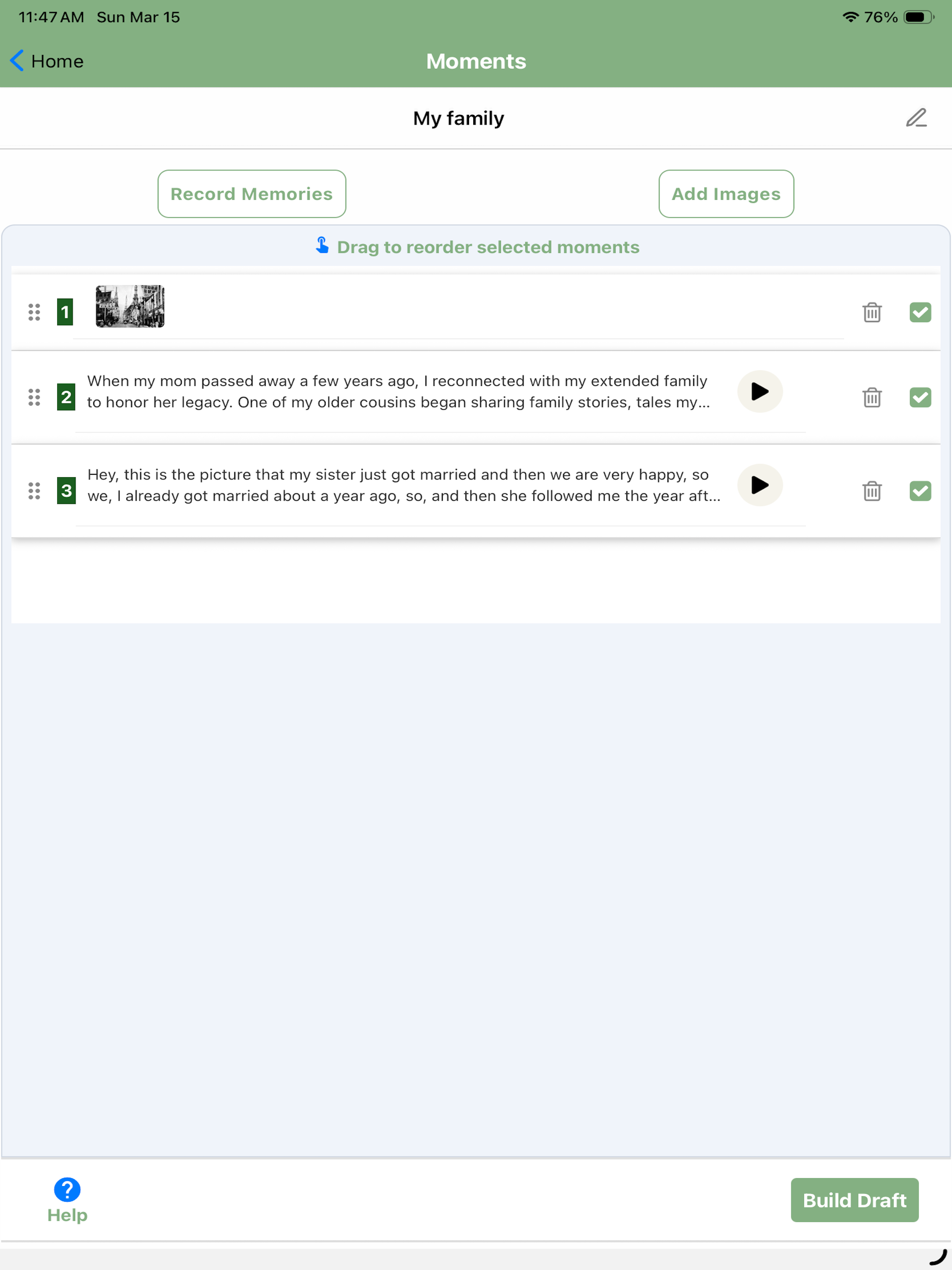 LivesToTell: Voice Memoir screenshot 12