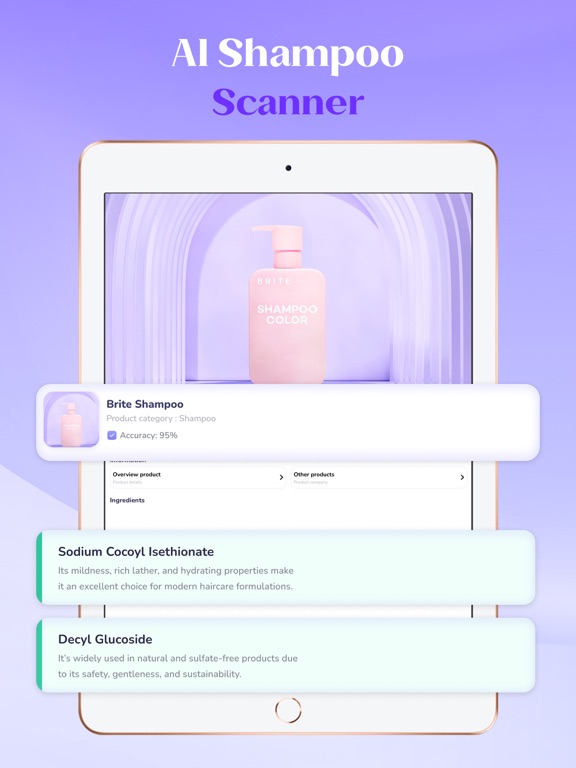 AI Skincare Products Scanner iPad screenshot 4 - Health & Fitness app