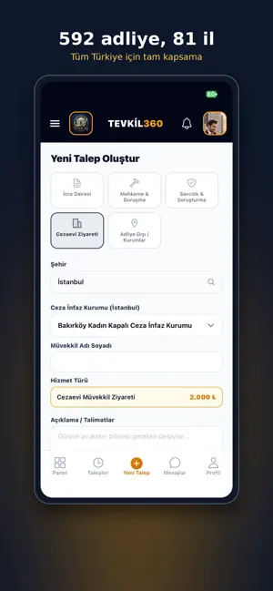 Tevkil360: Avukat Tevkil Ağı screenshot 1