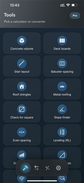 Construction Calculator: Pro² Screenshot 4 of 10
