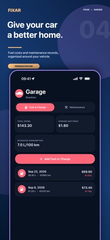 Fixar: Car & Drive Tracker Screenshot 4 of 5