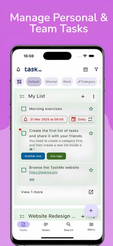 TaskMe: To-Do List & Planner screenshot