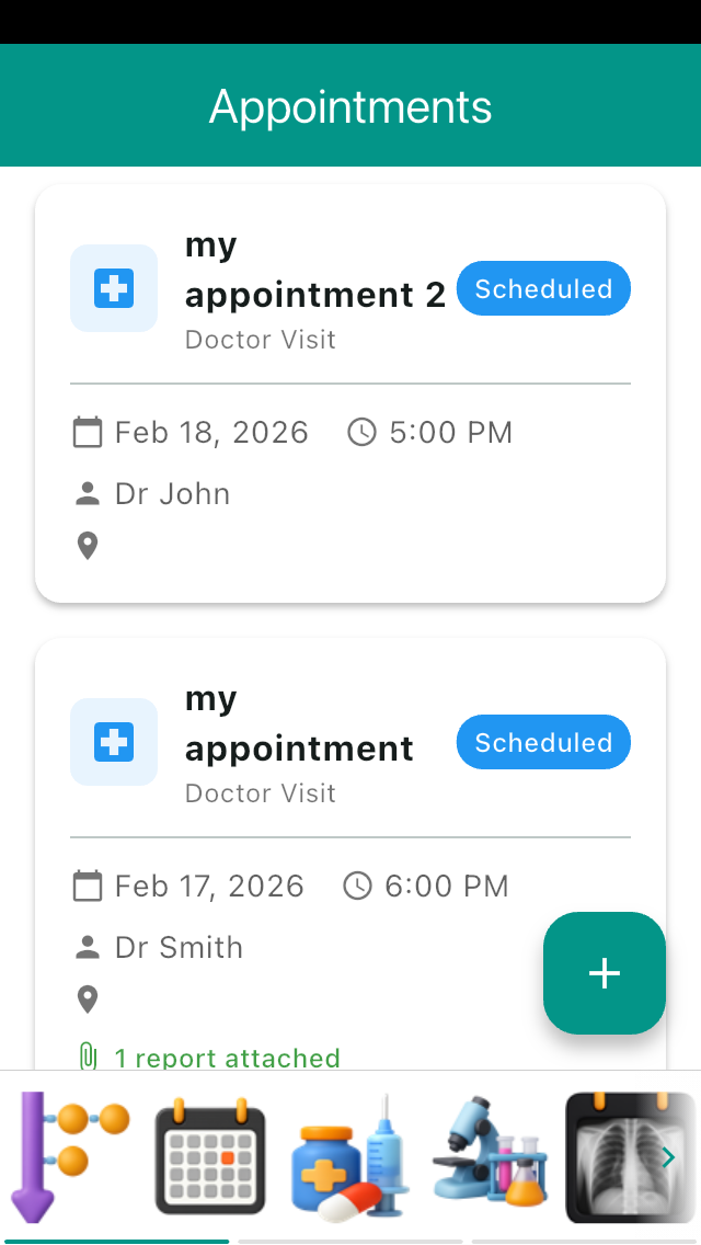 MediVault - Family Health Data screenshot