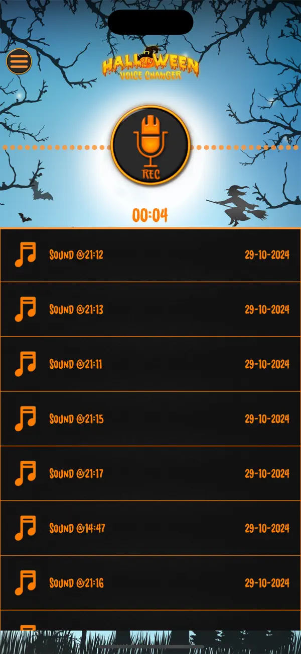 Screenshot #2 pour Halloween changeur de voix HQ