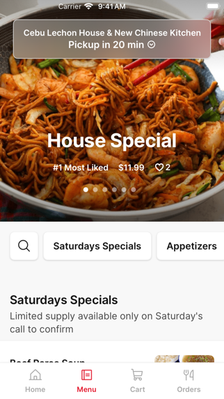 Cebu Lechon House app screenshot 2