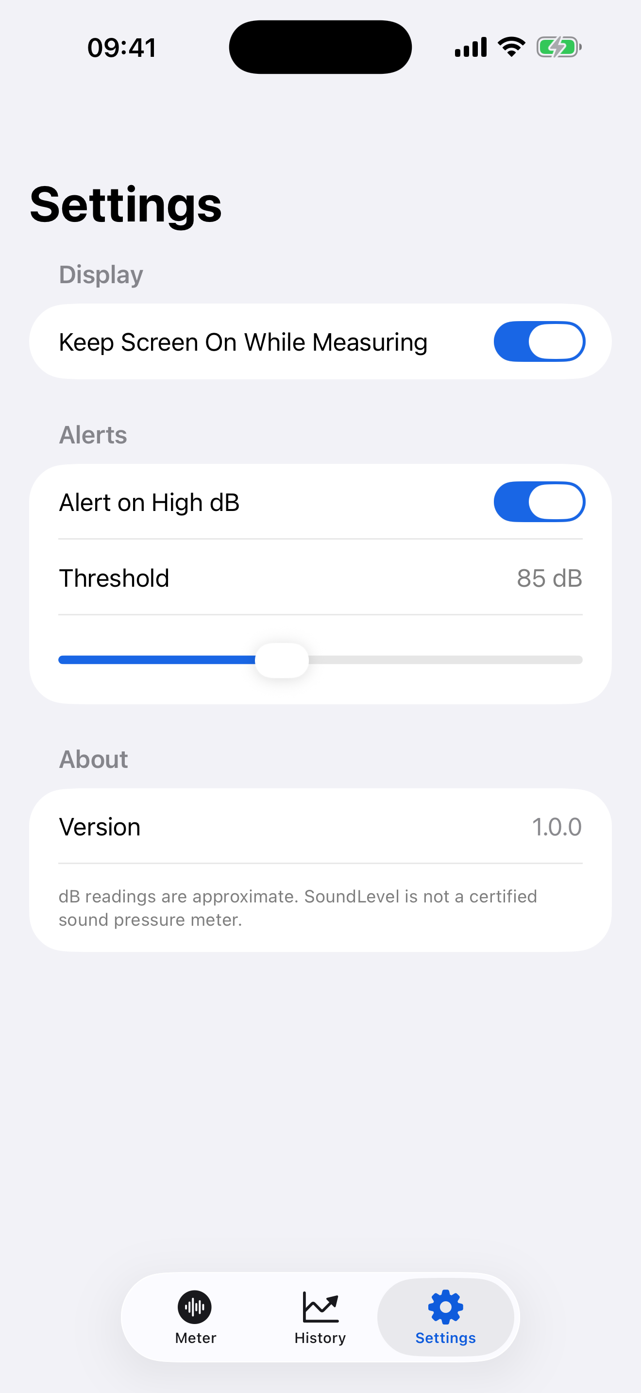 Sound Level Decibel Meter dB