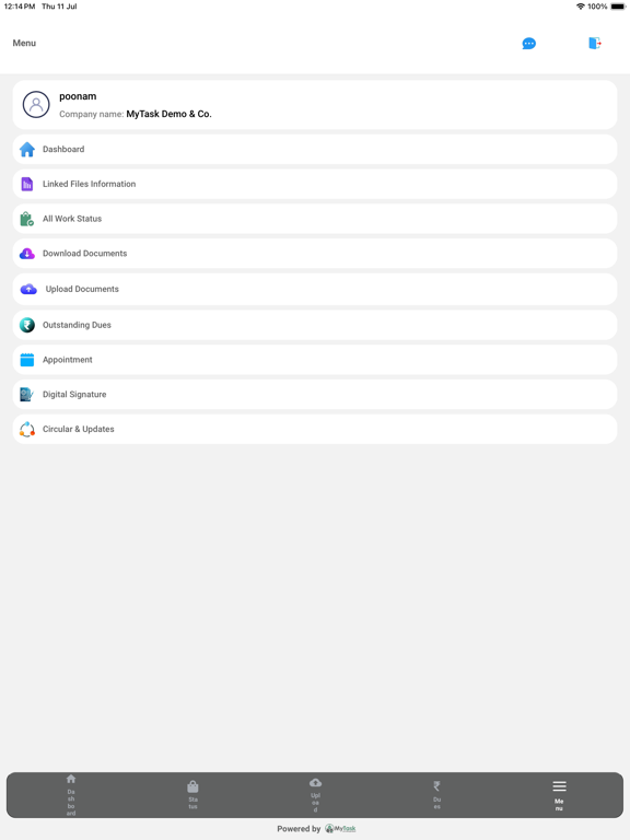 Screenshot #4 pour Client App - MyTask